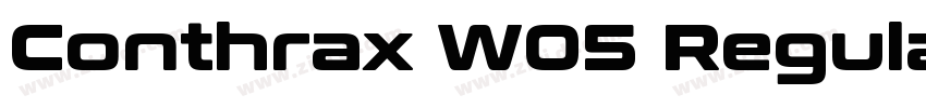 Conthrax W05 Regular字体转换